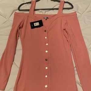 Fashion Nova ribbed midi dress